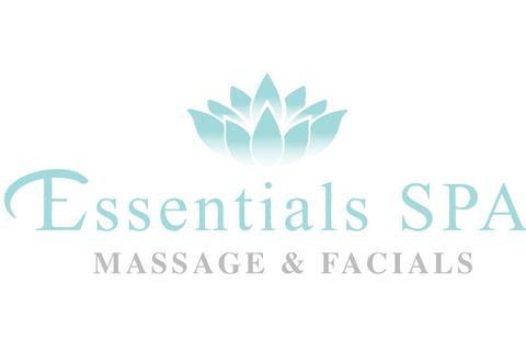 A logo for the massage and facial spa.